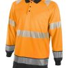 Beeswift Long Sleeve Hi Vis Polo Shirt