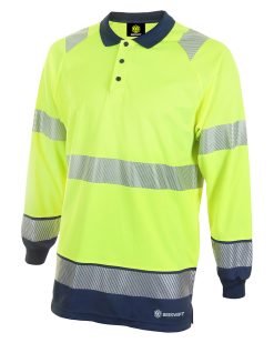 Beeswift Long Sleeve Hi Vis Polo Shirt - Image 2
