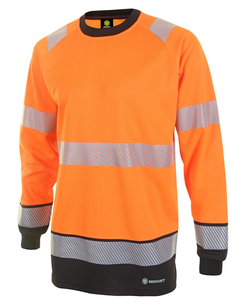 Beeswift Long Sleeve Hi Vis T-Shirt