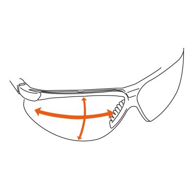 XC Clear PC safety glasses