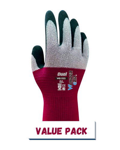 Wonder Grip Dual Gloves Value Pack