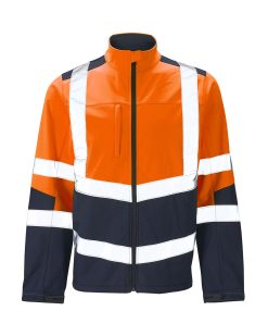 Two Tone Hi Vis Softshell Jacket