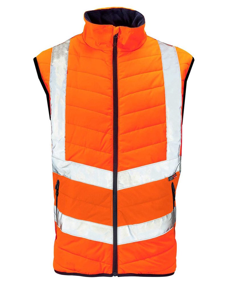 Two Tone Hi Vis Puffer Bodywamer