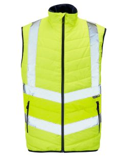 Alternative view of Two Tone Hi Vis Puffer Bodywamer