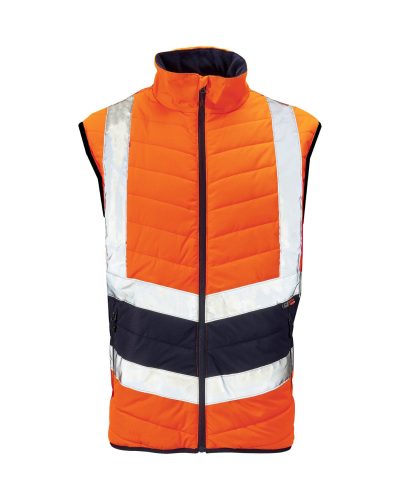 Two Tone Hi Vis Puffer Bodywamer