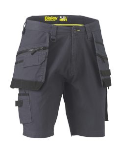 Bisley Stretch Work Shorts with Holster Pockets