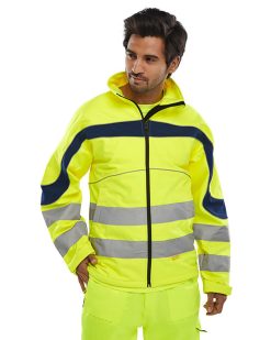 Beeswift Eton Hi Vis Softshell Jacket