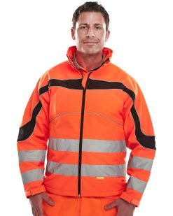 Beeswift Eton Hi Vis Softshell Jacket