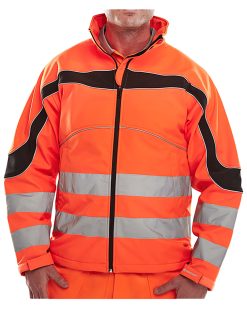Beeswift Eton Hi Vis Softshell Jacket