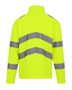 Hi-Vis Pro Contract Ablaze 2 Layer Softshell Jacket - Image 3