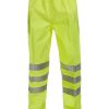Beeswift Birkdale Hi-vis Waterproof Rain Trousers
