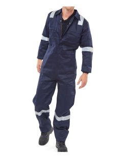 Beeswift Burgan Fire Retardant Anti-static Boilersuit