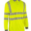 Beeswift Envirowear Hi-vis Long Sleeve Recyclable Polo Shirt
