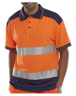 Beeswift Hi-vis Two-tone Polo Shirt