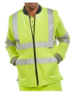 Beeswift Reversible Hi Vis Interactive Bodywarmer