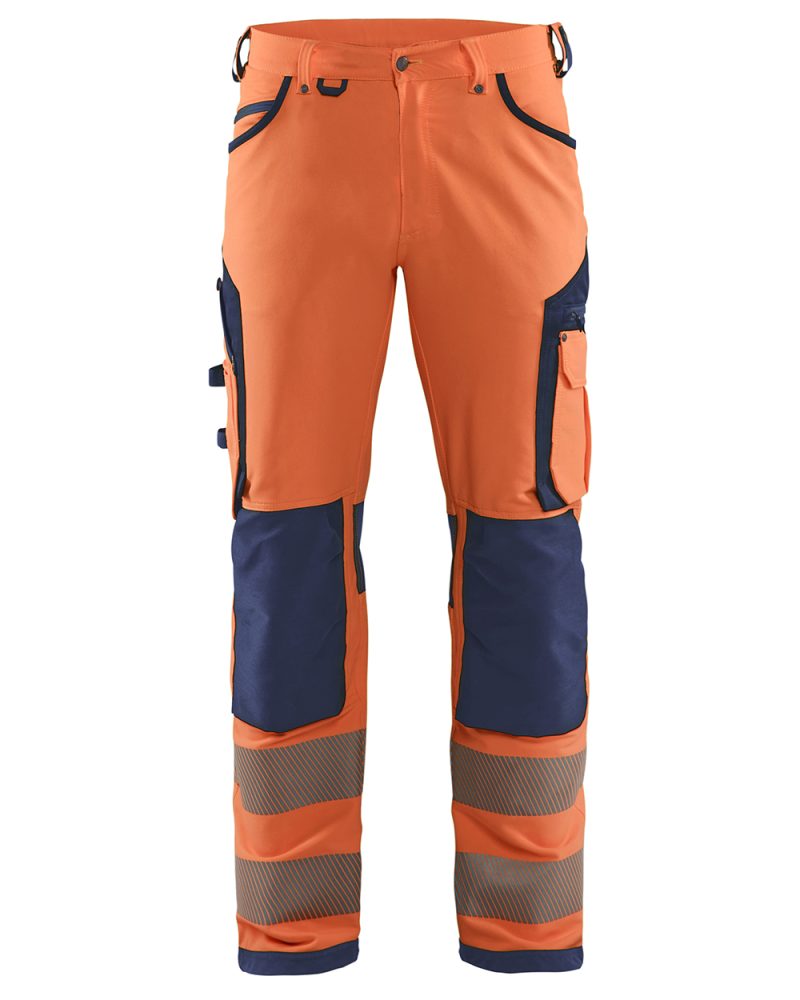 Blaklader 11971642 Hi Vis Stretch Work Trouser