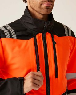 Regatta X-Pro Hi Vis Softshell Jacket - Image 3