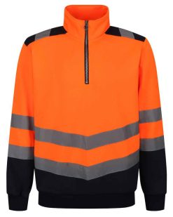 Regatta High Visibility Pro 1/4 Zip Sweatshirt - Image 5
