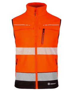 Beeswift Deltic Hi Vis Softshell Bodywarmer