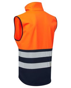 Hi Vis Eco Coolair Softshell Gilet - Image 2