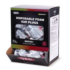 Beeswift Qed Disposable Foam Ear Plugs Blue