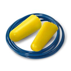 Alternative view of Beeswift Qed Disposable Foam Corded Ear Plugs Blue
