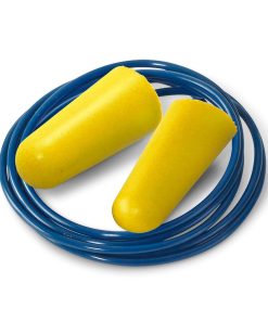 Alternative view of Beeswift Qed Disposable Foam Corded Ear Plugs Blue