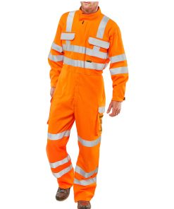 ARC Compliant Hi-Vis Rail Spec Boilersuit