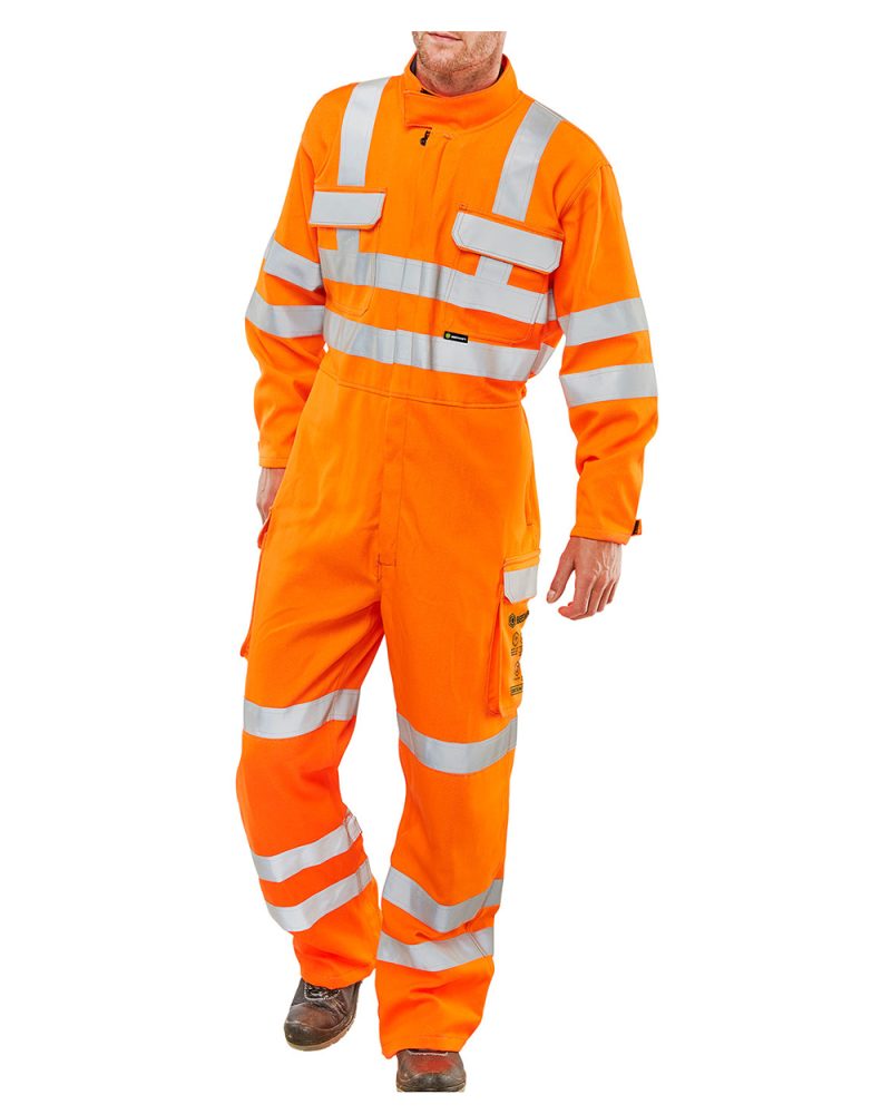 ARC Compliant Hi-Vis Rail Spec Boilersuit