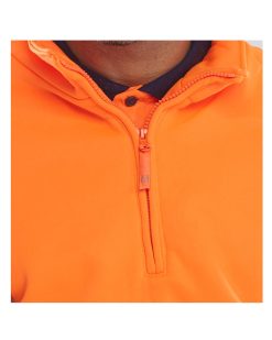 Beeswift Hi Vis Quarter Zip Sweater - Image 4