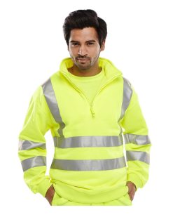 Beeswift Hi Vis Quarter Zip Sweater - Image 6