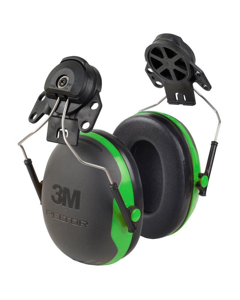 3m Peltor X1p3 Helmet Attachment Ear Defenders Green