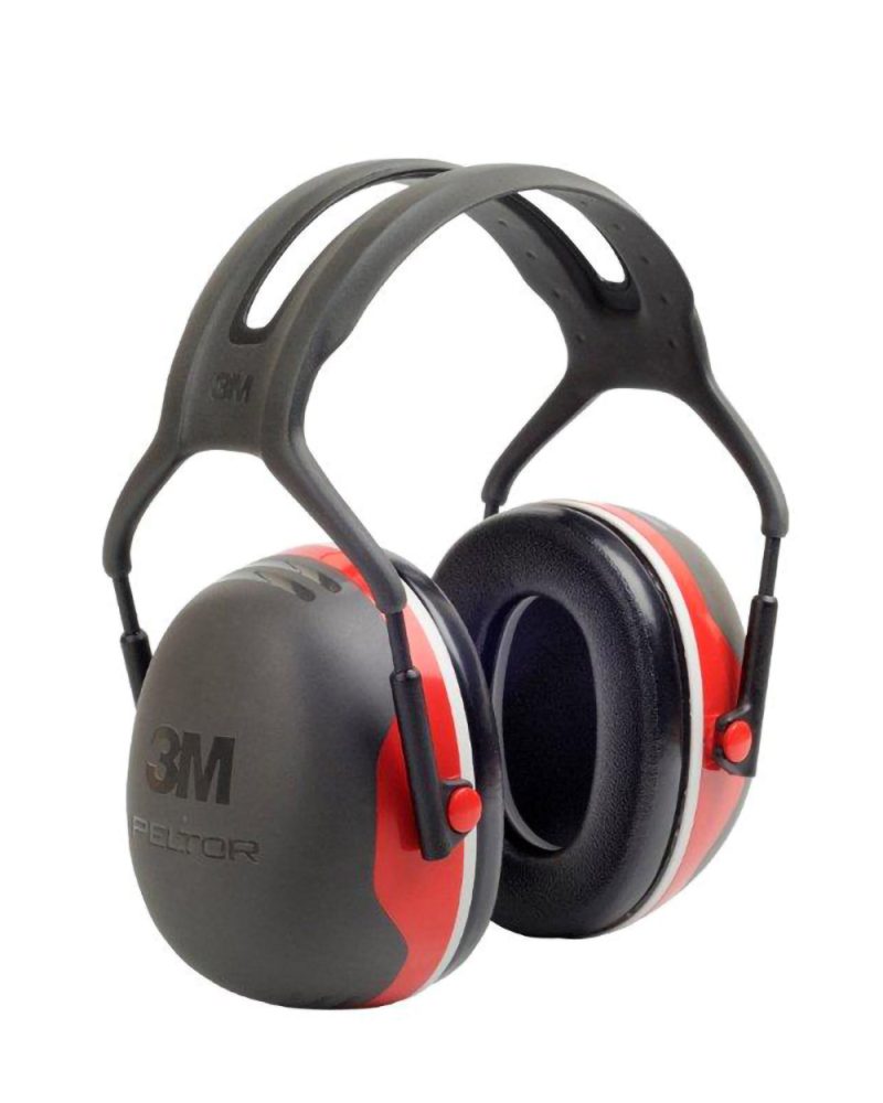 3m Peltor X3 Headband Ear Defenders Red