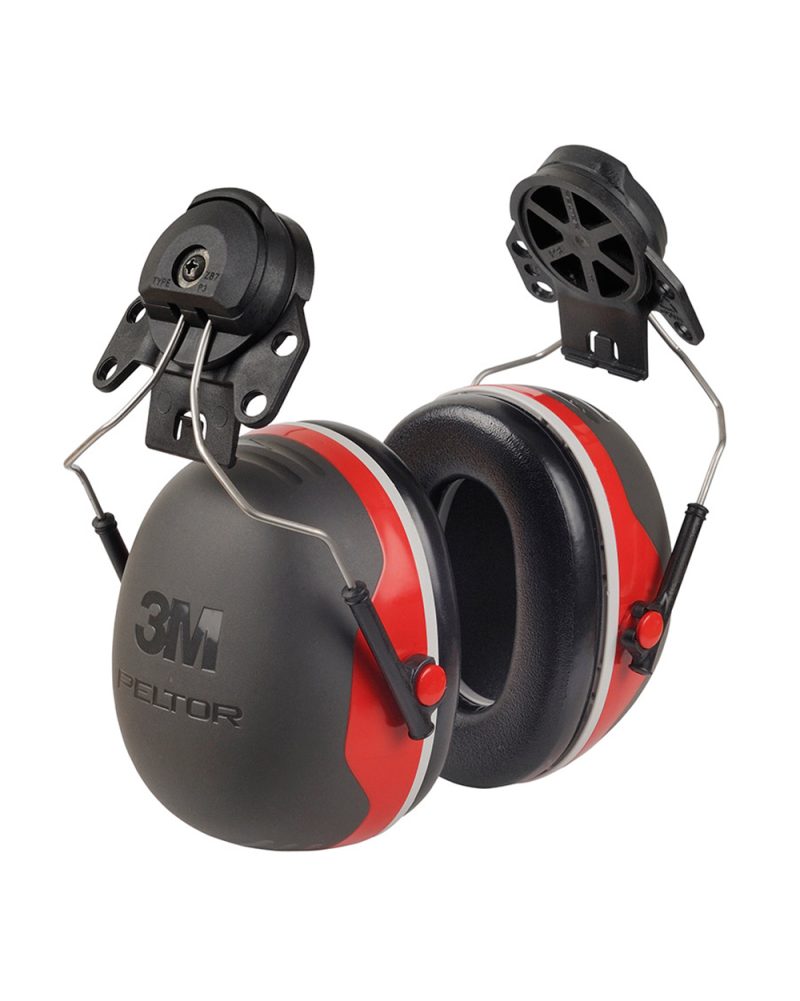 3m Peltor X3p3 Helmet Attachment Ear Defenders Red