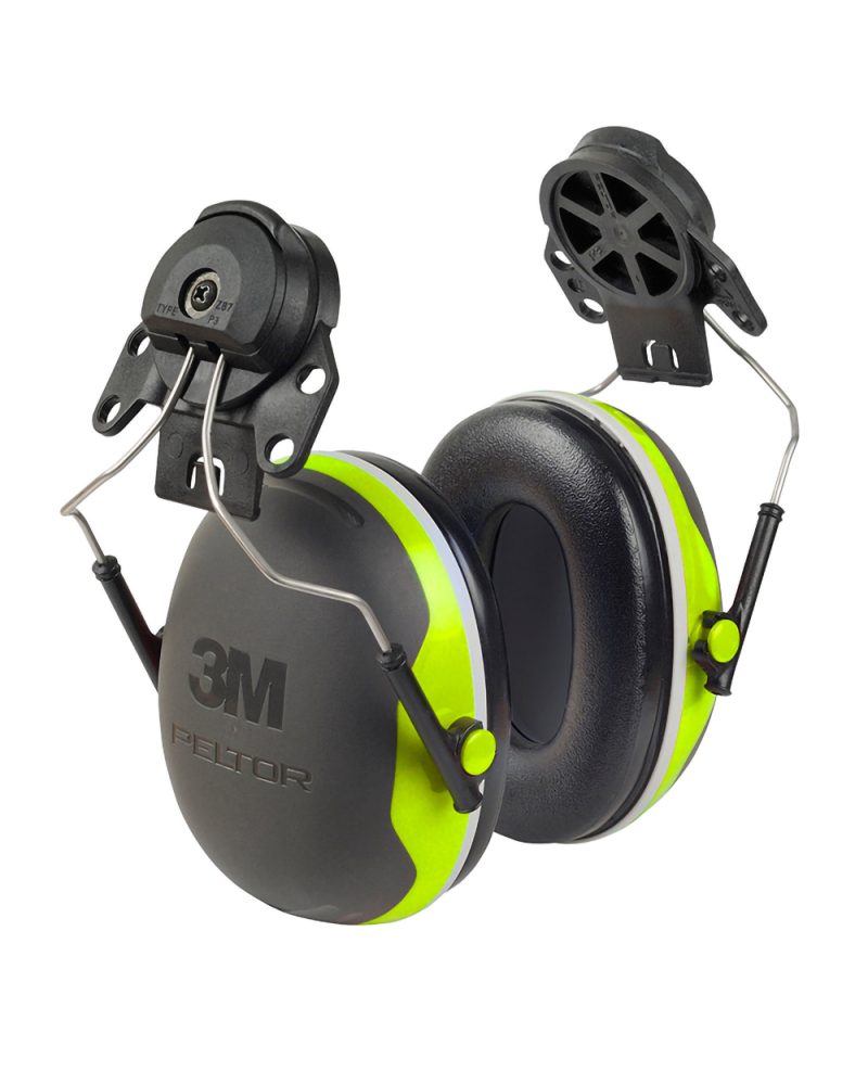 3m Peltor X4 Helmet Attachment Ear Defenders Green