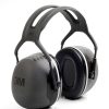 3m Peltor X5 Headband Ear Defenders Black