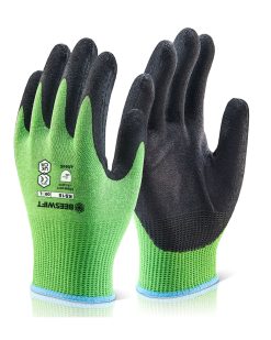 Kutstop Micro Foam Nitrile Green Cut Level 5  [10 pack]