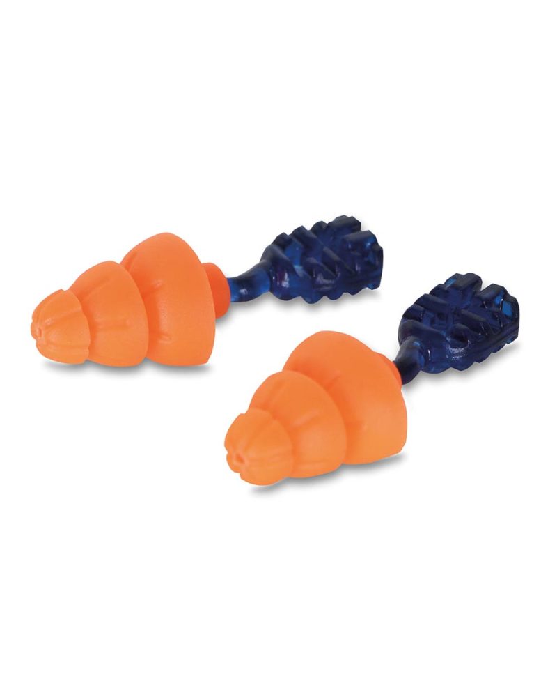 Beeswift Qed Snr34 Tri Flange Reusable Ear Plugs