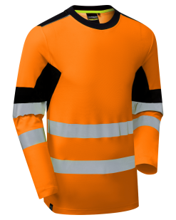 Eco LS Cotton Cool Hi Vis T-Shirt