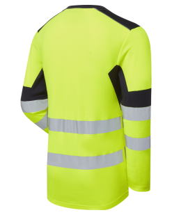 Eco LS Cotton Cool Hi Vis T-Shirt