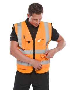 Hi Vis Executive Vest - Image 2