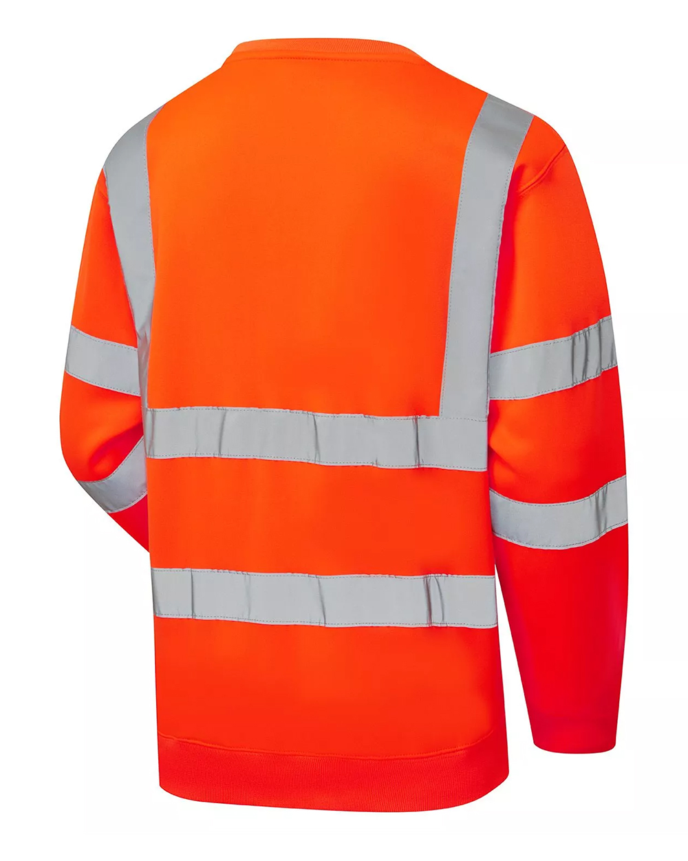 Eco Hi Vis Yellow Sweatshirt - Image 3