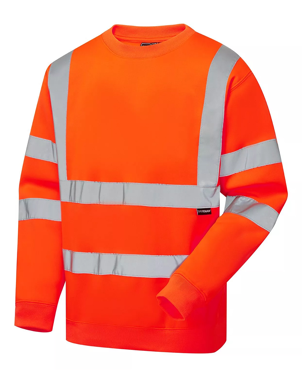 Eco Hi Vis Yellow Sweatshirt - Image 4