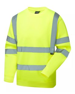 Eco Hi Vis Yellow Sweatshirt