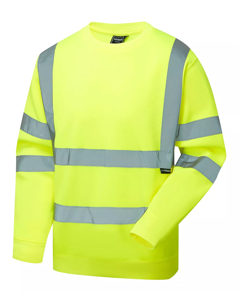 Eco Hi Vis Yellow Sweatshirt