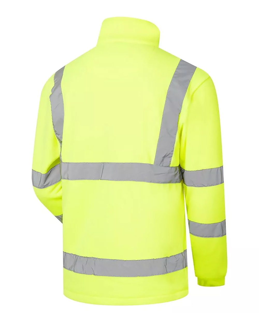 Supertouch Hi Vis Yellow Fleece Jacket - Image 4